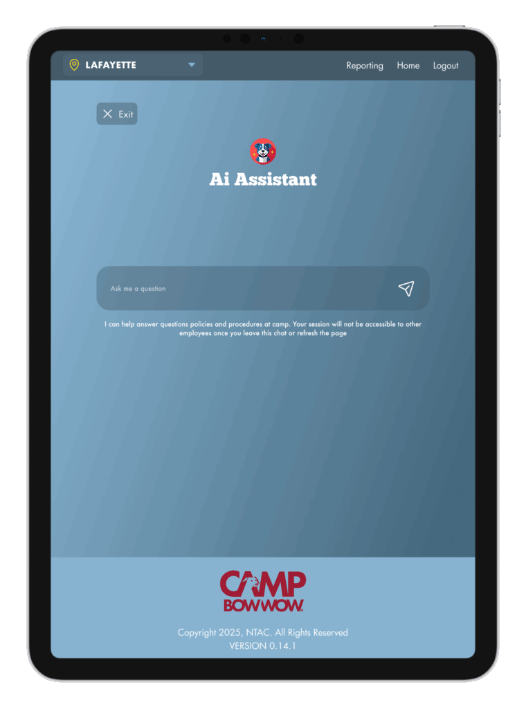 cbw ai assistant screenshot ipad